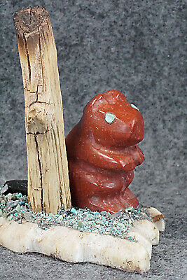 Beaver Zuni Fetish Carving - Justin Natewa