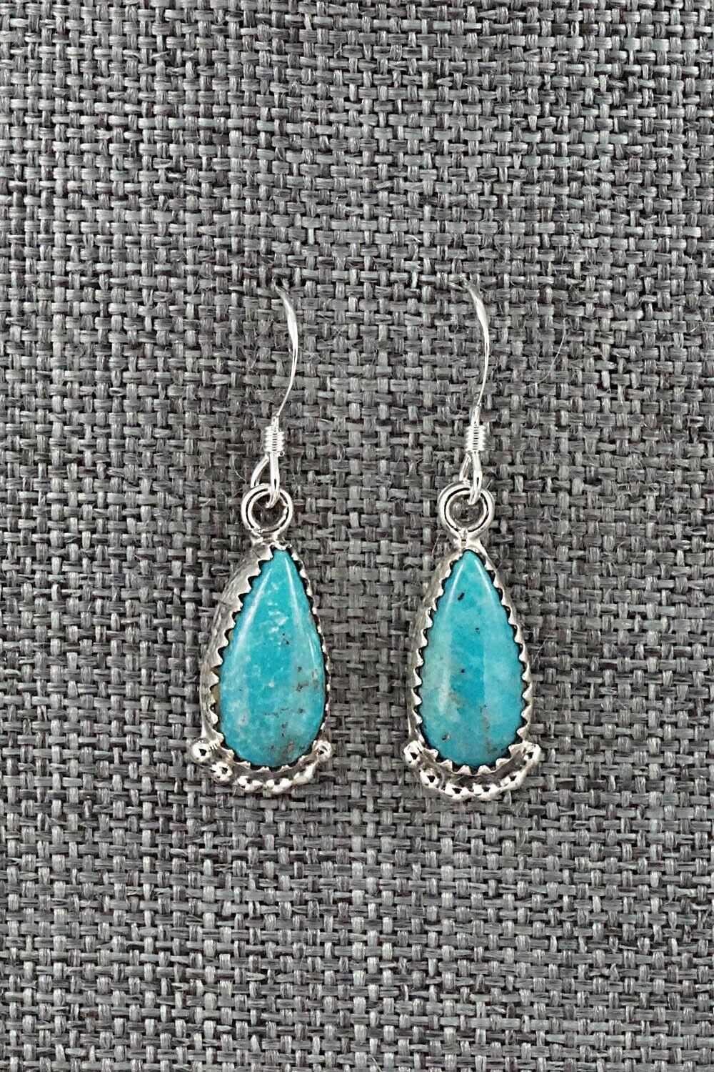 Turquoise & Sterling Silver Earrings - Emery Spencer