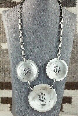 Sterling Silver Necklace and Earrings Set - Eugene Charley
