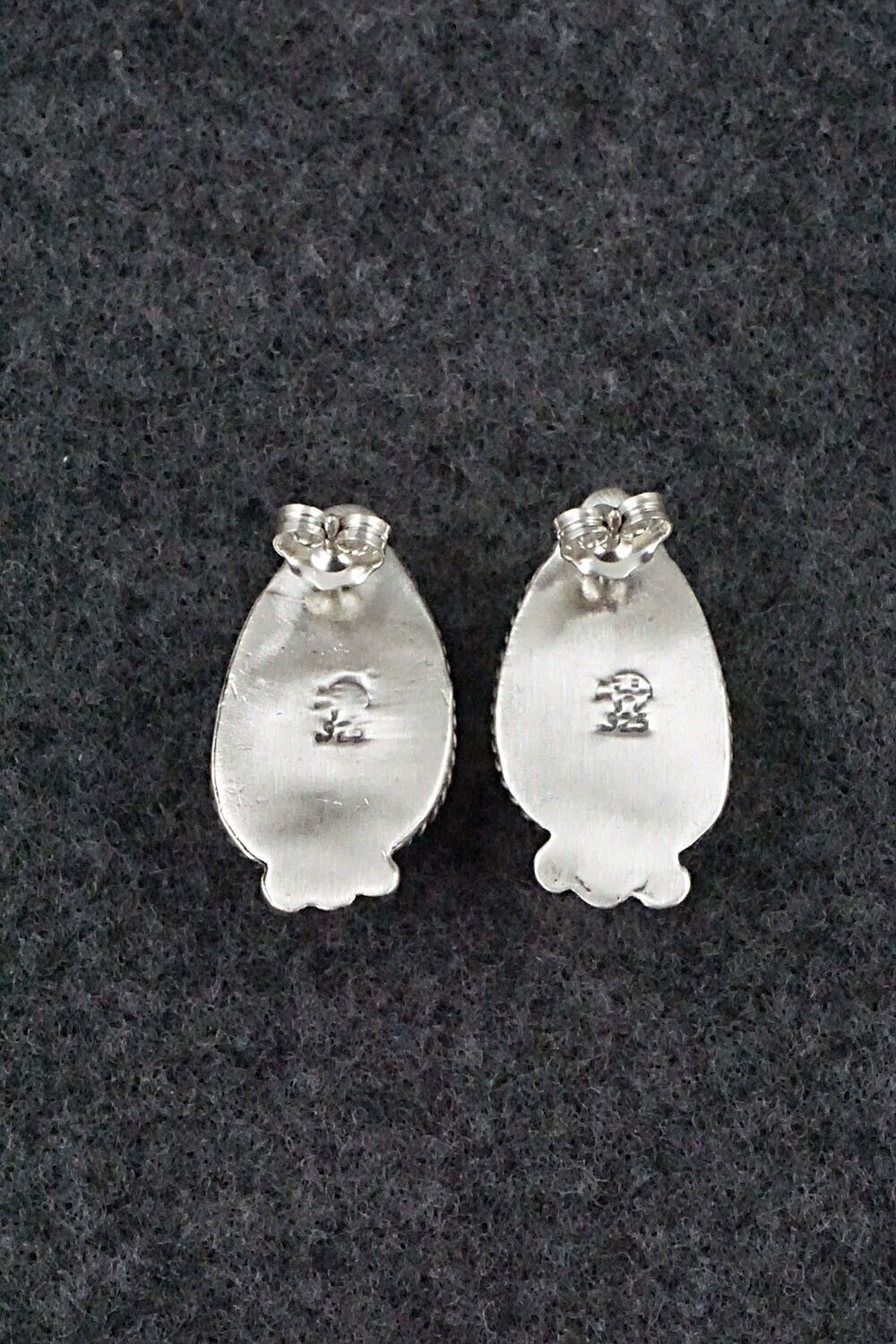 White Buffalo & Sterling Silver Earrings - Sheena Jack