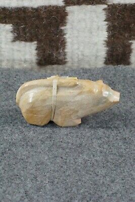 Mountain Lion Zuni Fetish Carving - Delvin Leekya