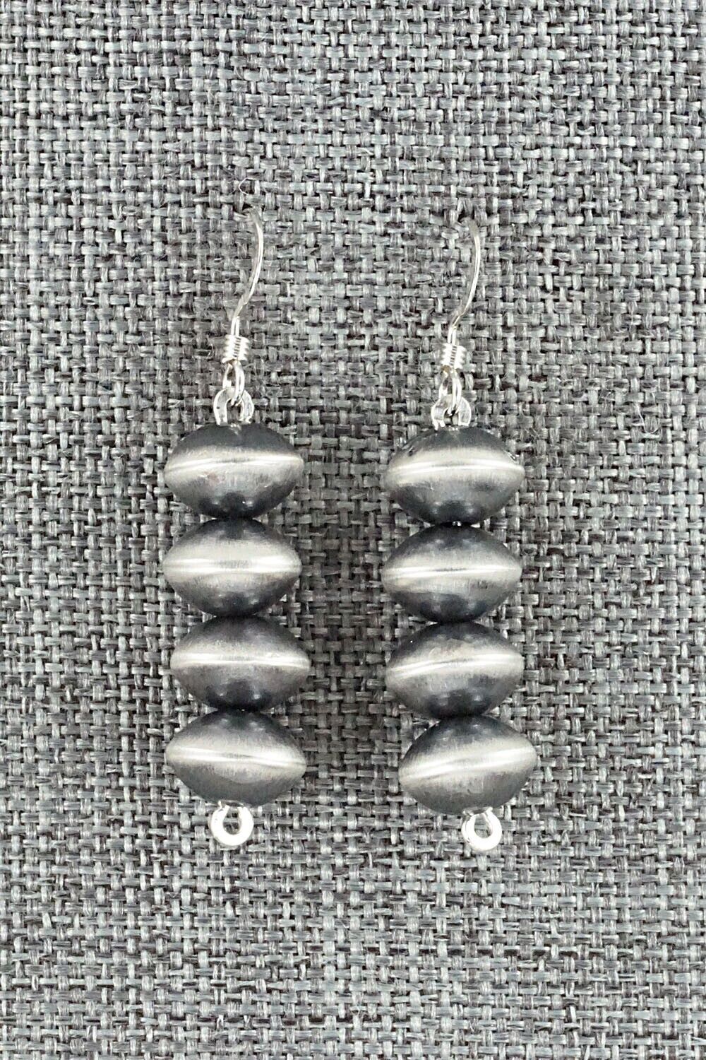 Sterling Silver Navajo Pearl Earrings - Preston Haley