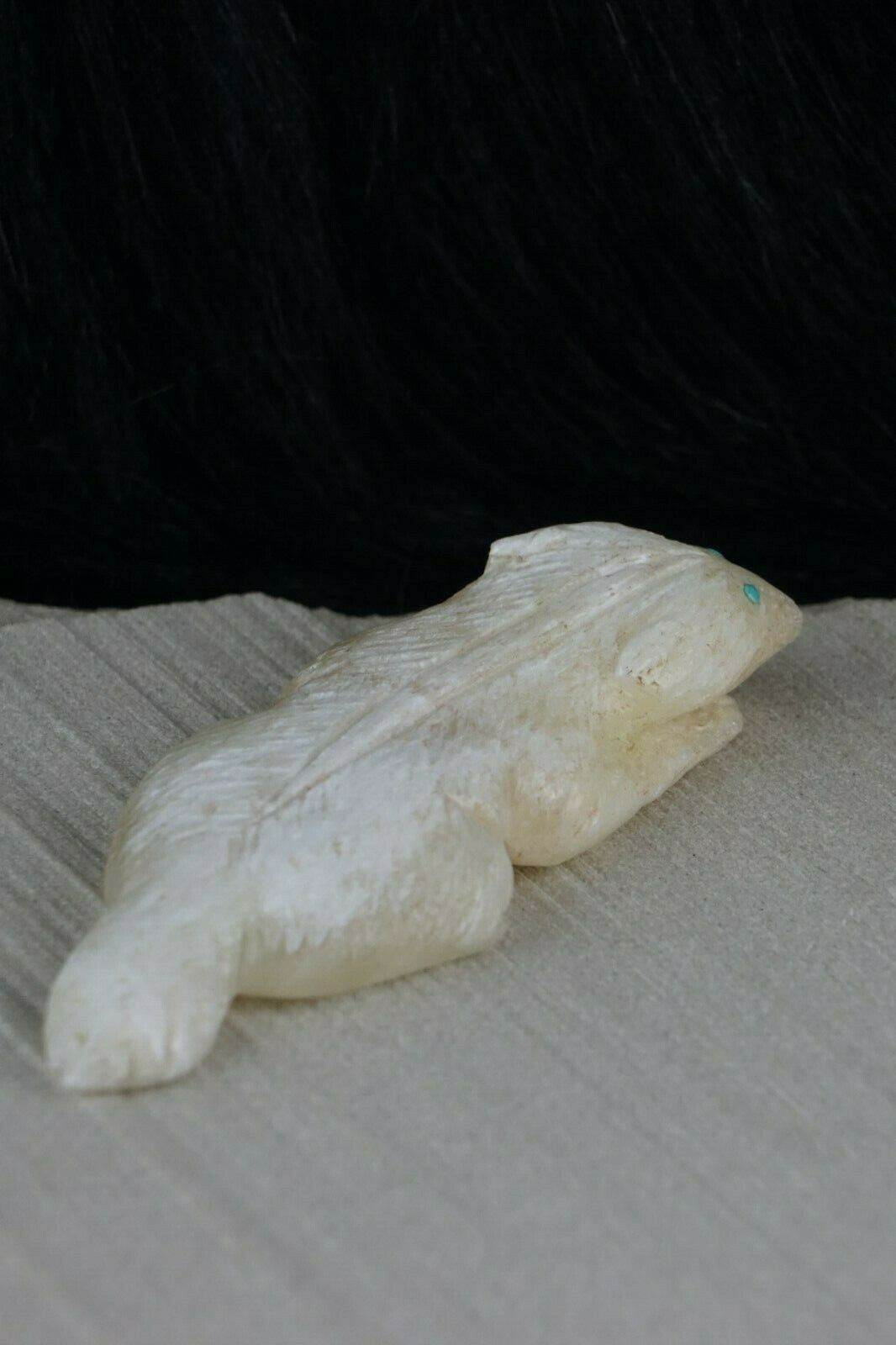 Badger Zuni Fetish Carving - Jonas Hastito - High Lonesome Trading