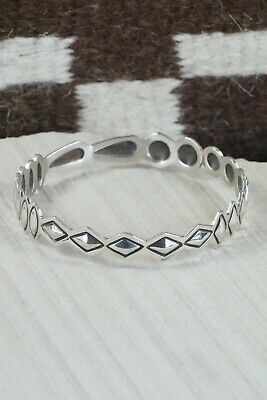 Navajo Sterling Silver Bangle - Alex Sanchez