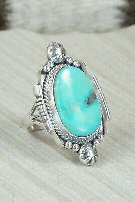 Turquoise & Sterling Silver Ring - Daniel Benally - Size 7 - High Lonesome Trading