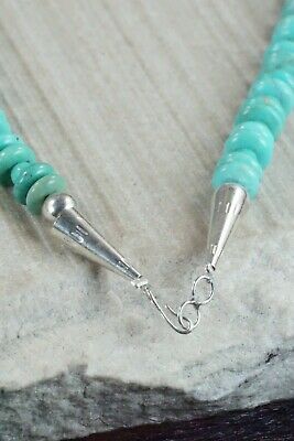 Turquoise & Sterling Silver Necklace - Navajo