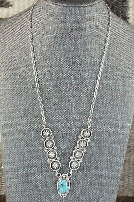 Turquoise & Sterling Silver Necklace - Bobby Platero