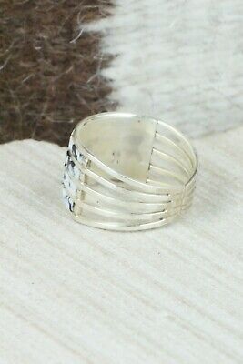 White Buffalo & Sterling Silver Ring - Claresse Kylestewa - Size 9