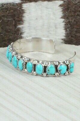 Turquoise & Sterling Silver Bracelet - Darlene Begay