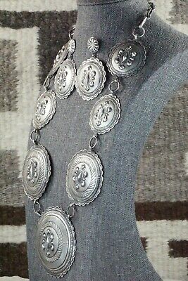 Sterling Silver Necklace and Earrings Set - Eugene Charley