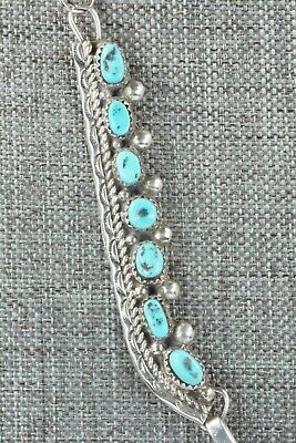 Turquoise & Sterling Silver Necklace and Earrings - Darlene Begay