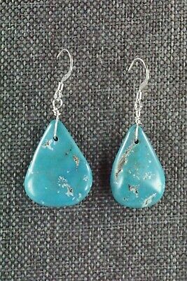 Navajo Turquoise & Sterling Silver Earrings - Native American