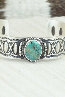 Turquoise & Sterling Silver Bracelet - Herman Smith