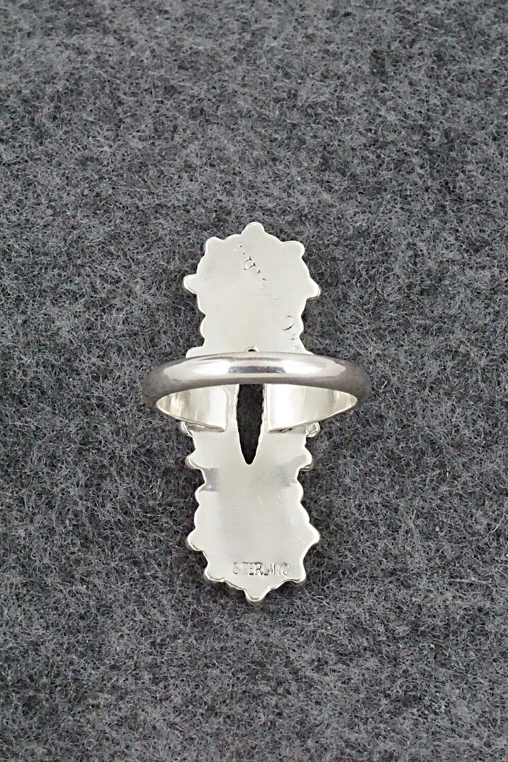 Turquoise & Sterling Silver Ring - Michelle Peina - Size 8