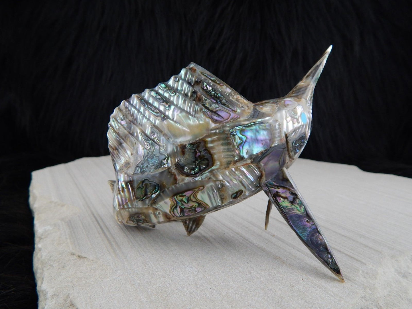 Sword Fish Zuni Fetish Carving - Philbert Beyuka - High Lonesome Trading
