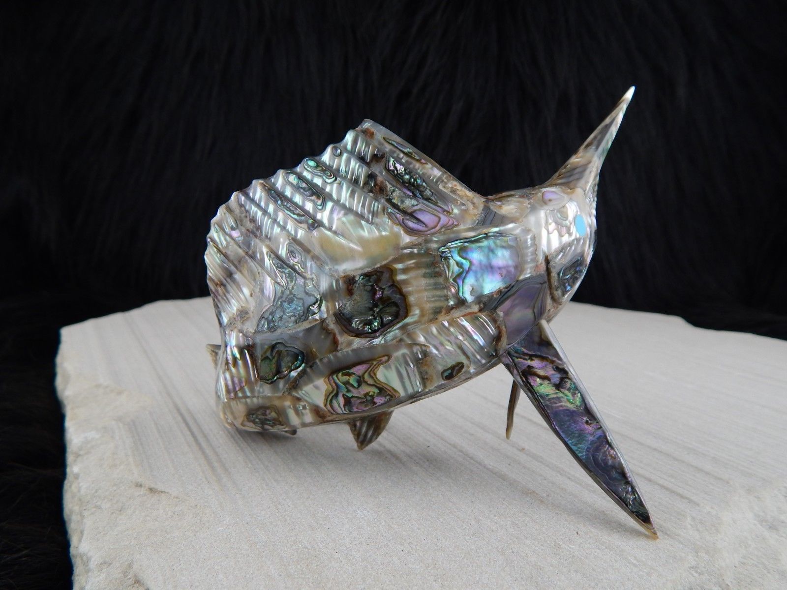 Sword Fish Zuni Fetish Carving - Philbert Beyuka - High Lonesome Trading