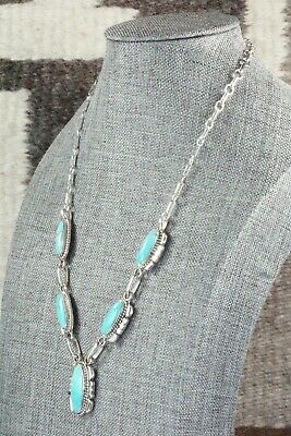 Turquoise & Sterling Silver Necklace - Annie Spencer
