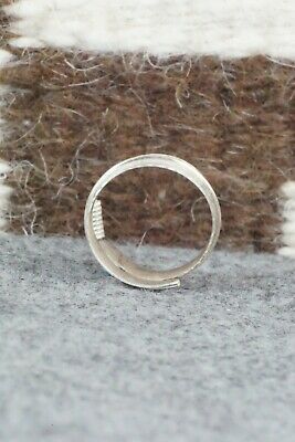 Turquoise & Sterling Silver Ring - Chester Charley - Size 7.5