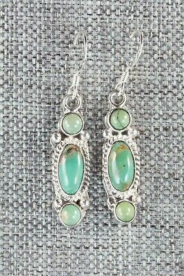 Turquoise & Sterling Silver Earrings - Harris Largo