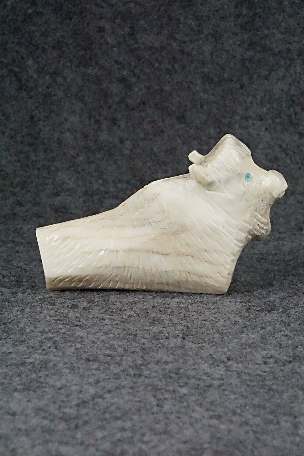 Buffalo Zuni Fetish Carving - Allison White