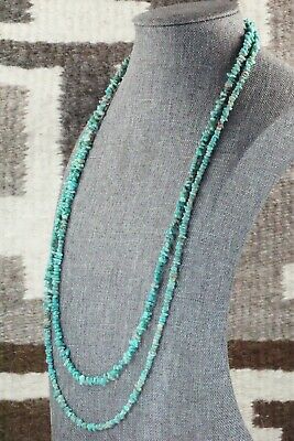 Turquoise & Sterling Silver Necklace - Navajo