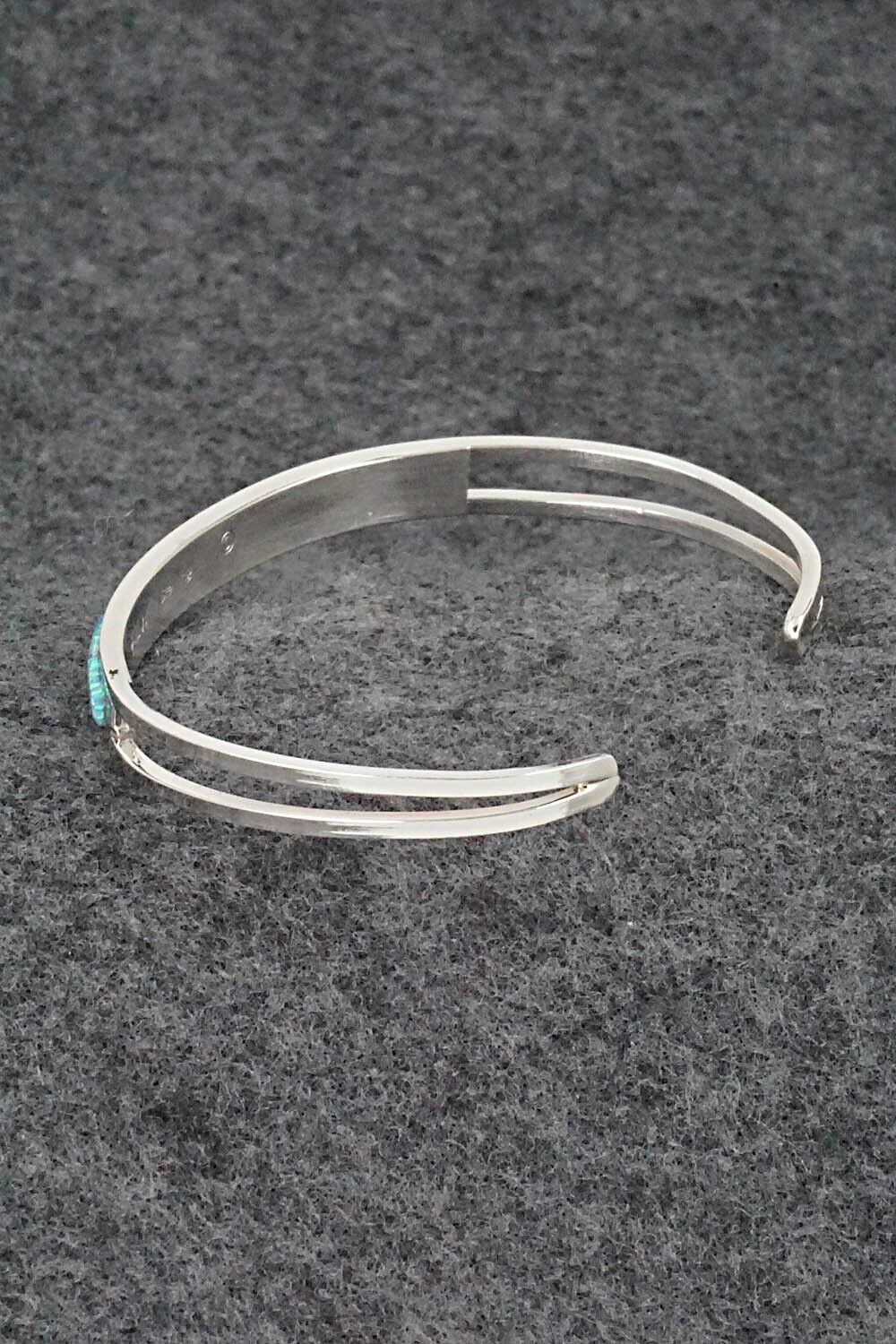 Opalite & Sterling Silver Inlay Bracelet - Anson Wallace