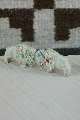Buffalo Zuni Fetish Carving - Kevin Quam - High Lonesome Trading