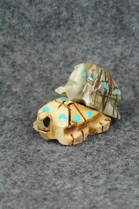 Turtle Zuni Fetish Carving - Carl Etsate