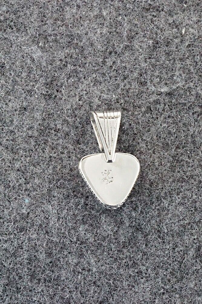 Turquoise and Sterling Silver Pendant - Sadie Jim