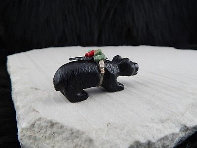 Bear Zuni Fetish Carving - Sly Walela - High Lonesome Trading