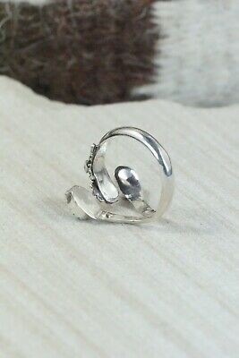 Turquoise and Sterling Silver Ring - Harris Largo - Size 6