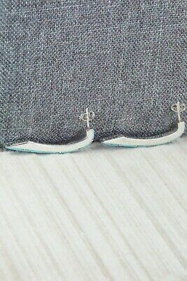 Turquoise & Sterling Silver Earrings - Christopher Booqua - High Lonesome Trading