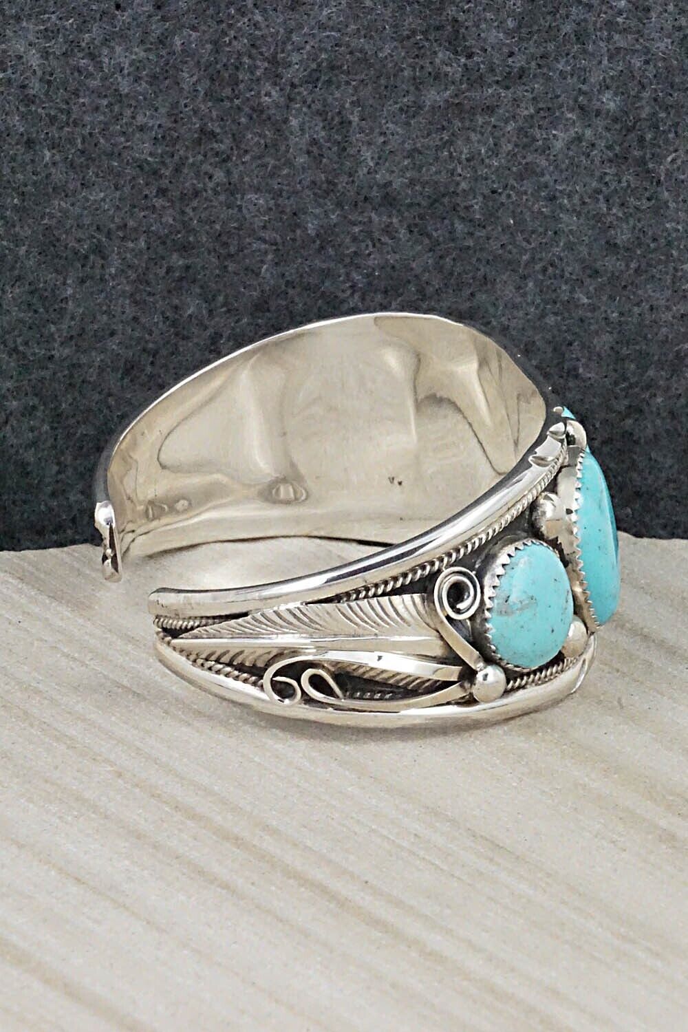 Turquoise & Sterling Silver Bracelet - Davey Morgan