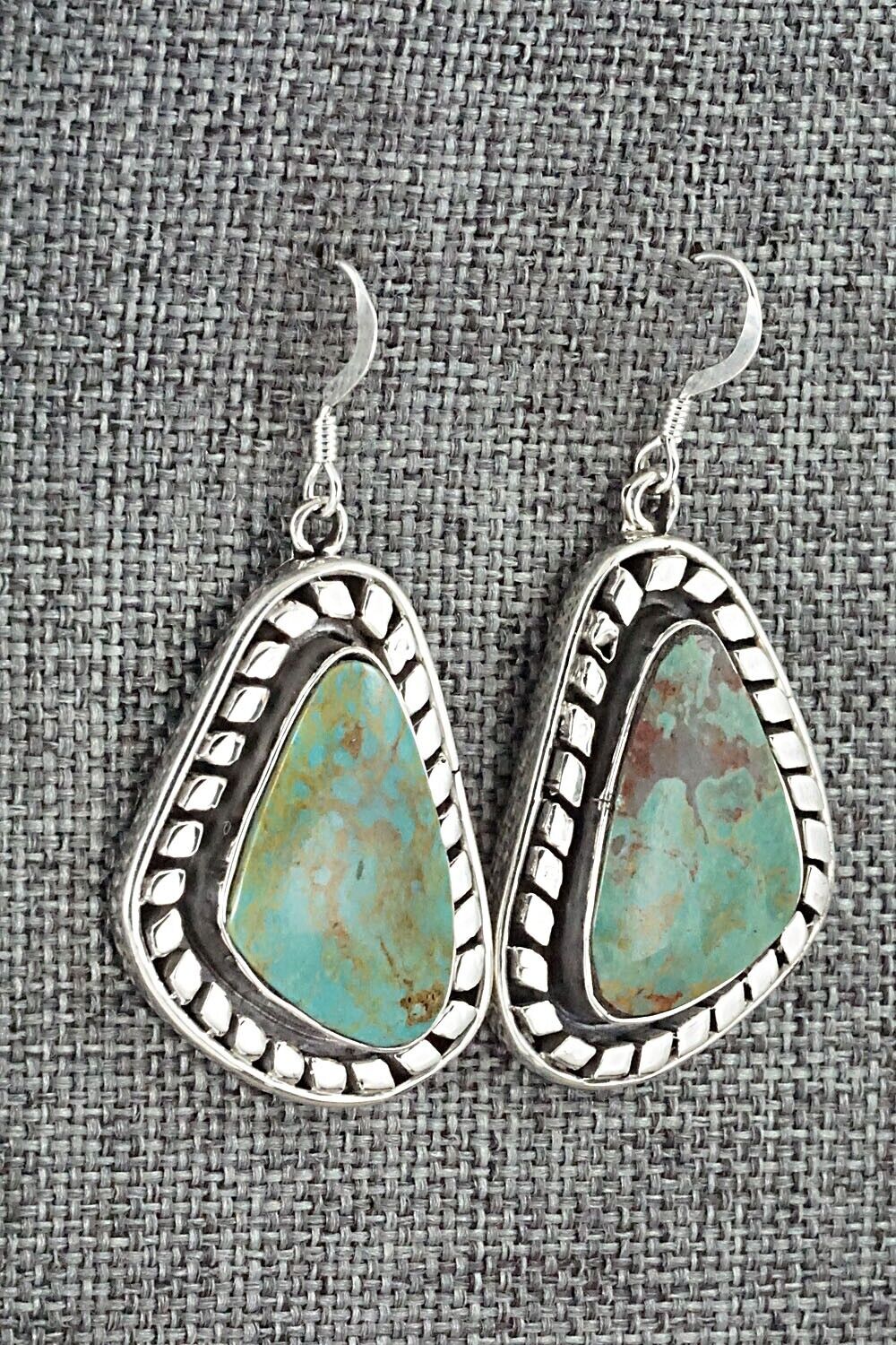 Turquoise and Sterling Silver Earrings - Sharon McCarthy