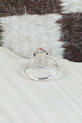 Spiny Oyster & Sterling Silver Ring - Robert Martinez - Size 7.25