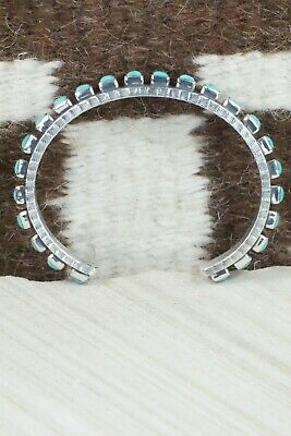 Turquoise & Sterling Silver Bracelet - Ernest Rangel
