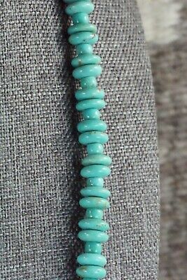 Turquoise & Sterling Silver Necklace - Navajo