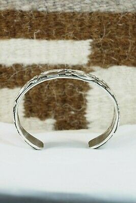 Navajo Sterling Silver Bracelet - Alex Sanchez