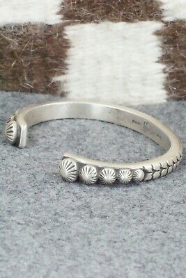 Navajo Sterling Silver Bracelet - Calvin Martinez