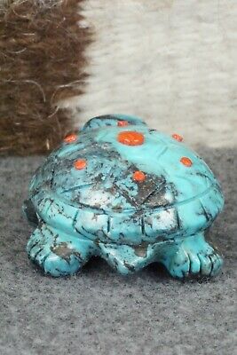 Turtle Zuni Fetish Carving - Reynold Lunasee