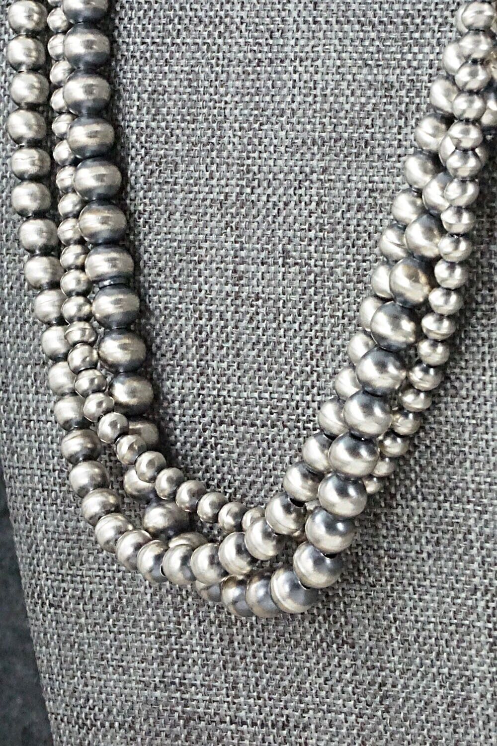 Sterling Silver Navajo Pearl Necklace - Jan Mariano