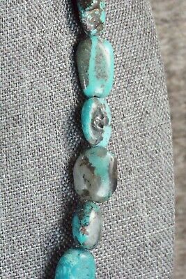 Turquoise & Sterling Silver Necklace - Navajo