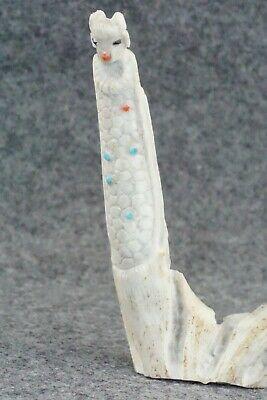 Corn Maiden Zuni Fetish Carving - Derrick Kaamasee - High Lonesome Trading