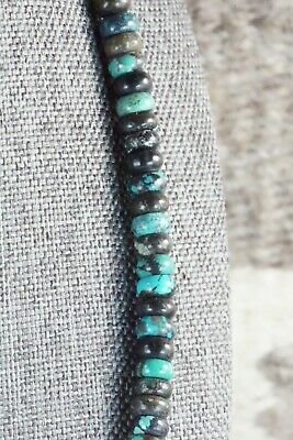 Turquoise & Sterling Silver Necklace - Navajo