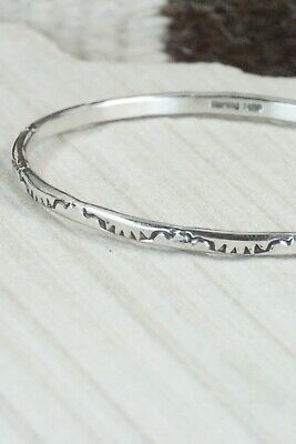 Sterling Silver Bangle Cuff - Elaine Tahe