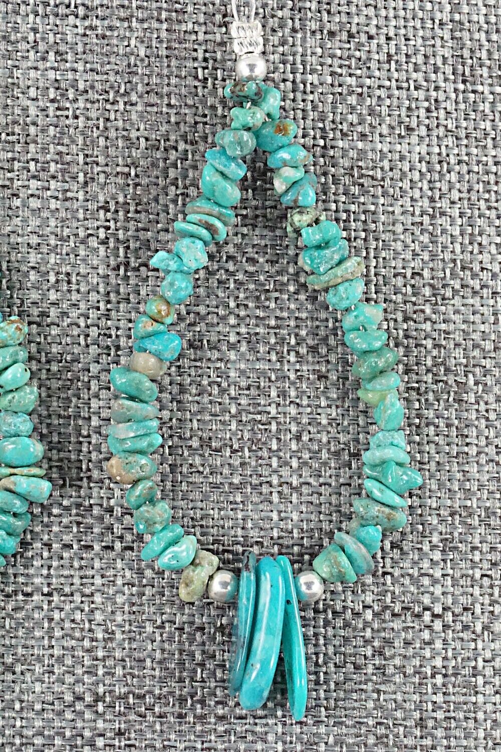 Turquoise & Sterling Silver Earrings - Tammy Nolcot