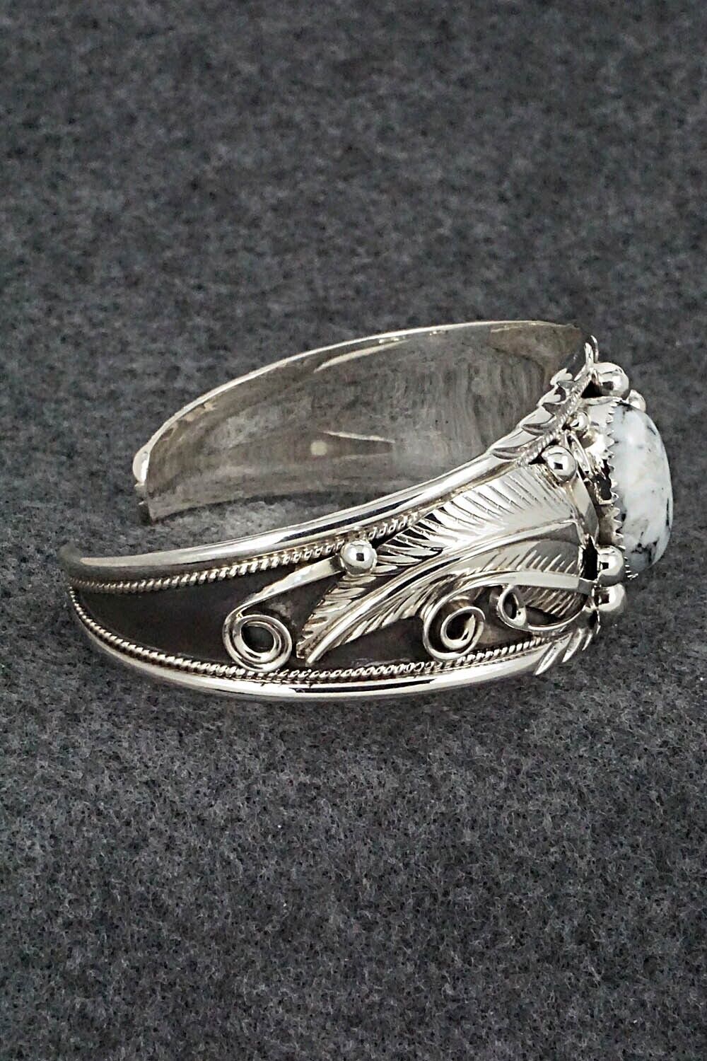 White Buffalo & Sterling Silver Bracelet - Davey Morgan