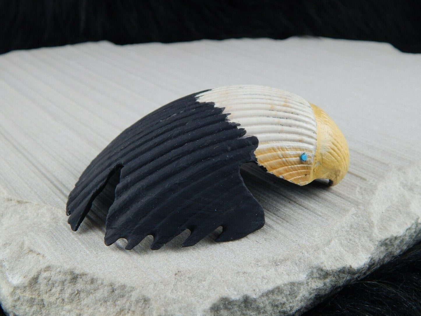 Eagle Zuni Fetish Carving - Kelly Lementino - High Lonesome Trading