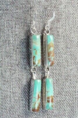 Turquoise & Sterling Silver Earrings - Irvin Tsosie