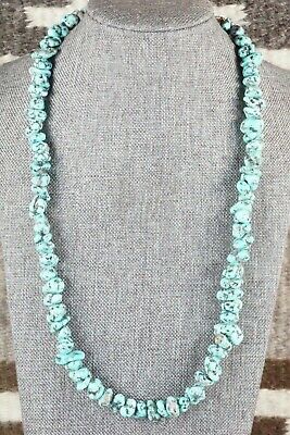 Turquoise & Sterling Silver Necklace - Louise Joe